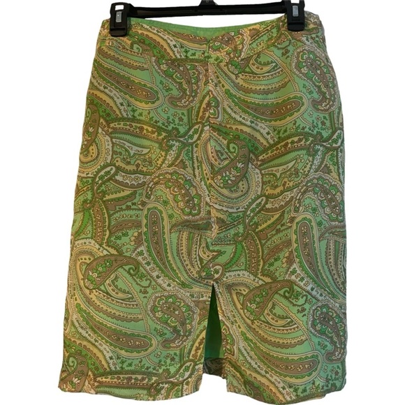 Worthington Vintage Silk Pencil Skirt - Picture 2 of 8